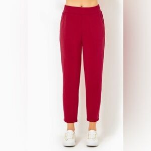 NWT Lilly Pulitzer Riley Women's Red 27 in UPF 50 + Pants  - M